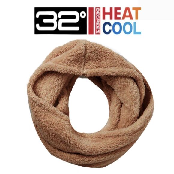 32 Degrees Plush Sherpa Infinity Scarf - Picture 1 of 8